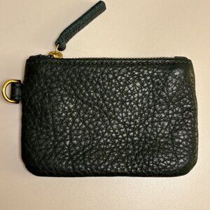 Primecut Leather Coin Pouch in Kelp (Green) Leather